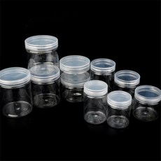 한이용품2 플라스틱 보관용기 샐러드통 사료통 디퓨저용기, 4.8cm - 100ml