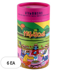 아름드레 세계속의 한국 지관 유기농 히비스커스 차, 70g, 6개