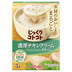 pokka sapporo 慢火熬煮濃鬱雞肉奶油濃湯 3入, 1個, 55.5g