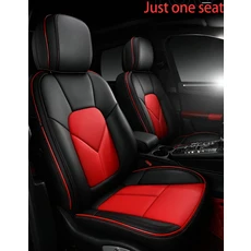 Toyota Land Cruiser CHR Corolla Yaris Prius RAV4 용 나파 가죽 카시트 커버 스타일링 자동차 액, 01 사계절, 01 진짜 가죽, 14 Just one seat
