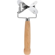 BESPORTBLE 만두 껍질 커터 몰드 스테인리스 스틸 반죽 도구: 포장지 파이 및 라비올리 논스틱 주방 메이커 7.08X2.95X1.57