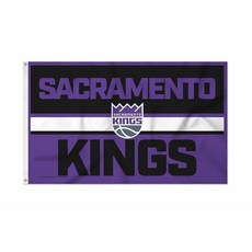 Rico Industries NBA Basketball 골든 스테이트 워리어 볼드 91.4 x 152.4cm(3, Sacramento Kings
