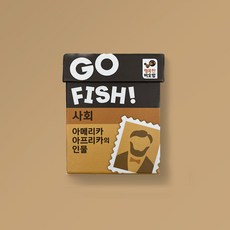 행복한바오밥 고피쉬 사회 아메리카 아프리카의 인물 보드게임, 혼합색상, 1개