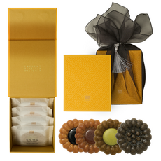 생과방 수제약과 선물세트 4개입(나) 한과 전통과자 보자기 고급 선물포장, 160g, 1세트