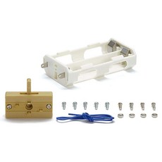 TAMIYA 타미야 즐거운 공작 시리즈 No.151 AA 건전지 박스 2구 스위치 포함 70151