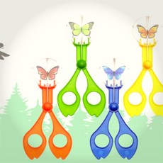 한스밀 투명 구체 나비 생물 포획 안전한 플라스틱 도구 곤충실습교구, 파랑