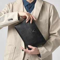 애드에딧 B급 소가죽 애탠 클러치백