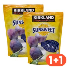 [정품] [1+1] 커클랜드 건자두 1.58kg, 2개