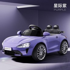 유모차 아기 장난감 자동차 대형 자율주행 원격 제어 어린이 전기차, 퍼플 (12V4.5 듀얼 가죽 시트)