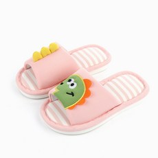 sweep 孩童恐龍造型條紋室內拖鞋