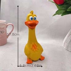 DZER 라텍스 소리나는 장난감 강아지 장난감 대형견용 라텍스 소리나는 장난감 강아지 및 어린 강아지용 애완동물 용품, 노란색