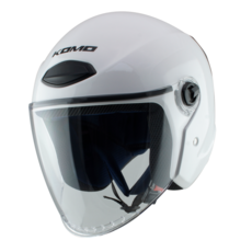 코모 디라이트 D-LIGHT 초경량 오픈페이스 헬멧, 유광화이트