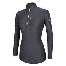 [이지바이] 여성 긴팔 집업 티셔츠_차랑차랑한 데일리우먼 빅사이즈 스판 등산 아웃도어 작업복 집업티