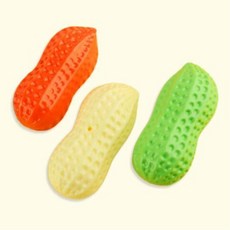 입질강아지 땅콩모양 삑삑이장난감2P 강아지장난감 애견유치원