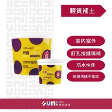 Venton 輕質補土 牆面修補裂縫填補, 1個