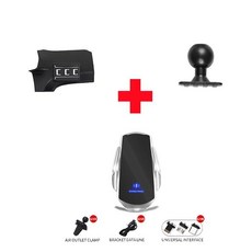 자동차 홀더 특수 고정 브래킷 중력 회전 자동 인테리어, 1개, 6. Base and holder4