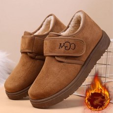 겨울 통굽 부츠 여성 방한 앵클 털 신발 패딩 방한화