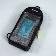 手機防水袋 外送外賣防水包 大容量防暴雨 可放充電寶, 1個, 純膠TPU款