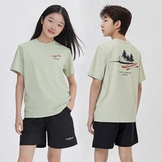 슈가비치 남아 여아 공용 반팔 래쉬가드+보드숏 상하세트 BH610 수영복
