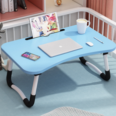 원룸 접이식 테이블 좌식 스탠딩 노트북 공부 간이 자취방 책상, 우드, 우드