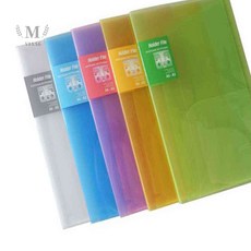 엠비아6 6포켓화일 A4 녹색 비닐파일