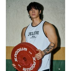 제이엘브 JELEVE 아치로고 배색 나시 195610