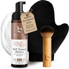 미국산 셀프 태닝 무스 키트, 중간 어두운 색, 7.5 fl oz (1개입), 1, 221ml