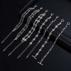 e바리바리 트렌디한 커플팔찌 레트로 디자인 패션팔찌