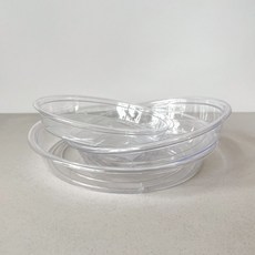 아르떼바시 Artevasi 투명 화분 받침대, 10호(지름 10cm), 1개