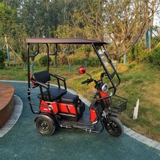 전동차 바람막이 방수 자전거 커튼 프레임 세발 가림막 캐노피, X. 70130 브라운 탑 비 오는 커튼