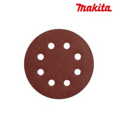 [마끼다] D-54542 / 원형샌딩페이퍼 5인치 8홀 150방 10장세트, 1개