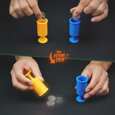 로노매직 동전 이동하는 마술도구 플라잉코인 어린이 학예회 장기자랑, 1개