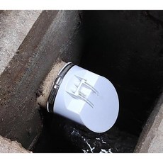 정화조 하수구 커버 배수관 트랩 커버 농촌 PVC 1개