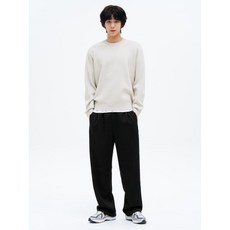 에잇세컨즈 8SECONDS 니트지 팬츠 블랙 IJG723 JHY929