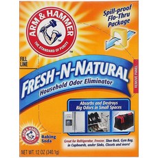 Arm & Hammer 베이킹 소다 프레시 내추럴 355ml, 1개, 1g