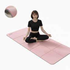 매트고 접이식 요가매트 TPE 6mm 8mm 휴대용, 1개, 핑크