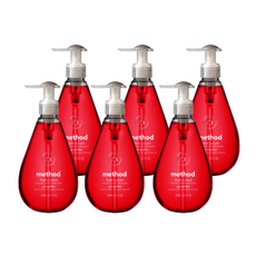 메소드 친환경 고보습 핸드워시 후레시커런트향 LG생활건강 물방울형 핸드솝, 6개, 354ml