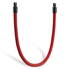 KeyUnity 티타늄 카라비너 벨트 클립 지갑 체인 브레이드 로프 바지 체인 청바지 키체인 액세서리 남성용 체인 코드 - 레드