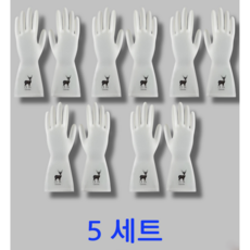 제이티원 냄새 없고 질긴 니트릴 고무장갑 5세트