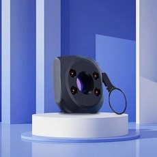 불법카메라 휴대용 숨겨진 카메라 감지기 핀홀 감지 파인더 호텔 엿보기 방지 장치 감시 검사, 2) Black, [02] 불법카메라 Black