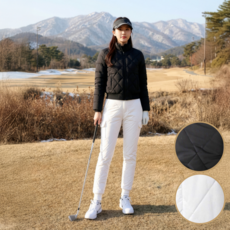 원온조거패딩바지 경량 방한 겨울 여성골프패딩팬츠