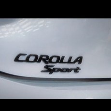 豐田 Corolla sport 後車標 字標 auris 車標 車標黑化, 亮黑, 1個
