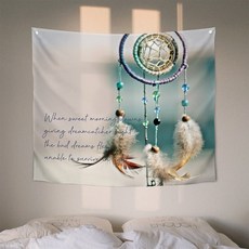 상상후 드림캐쳐 인테리어 소품 벽장식 패브릭포스터 가랜드 150x130 모음, 6.드림캐쳐_보헤미안