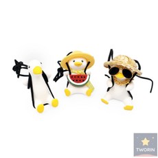 투린 차량용 석고인형 방향제미포함 차량장식, 빼빼덕