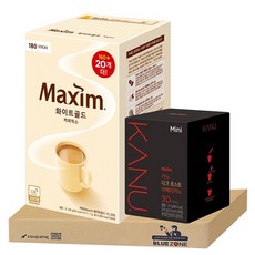 맥심 화이트 골드 180티+카누 미니 다크 로스트 아메리카노 30티, 900mg, 1개