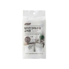 대형 먼지 털 제거 테이프 클리너 리필 세트