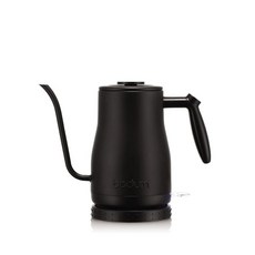 Bodum 963.9g(34온스) 비스트로 구즈넥 전기 워터 주전자 푸어 오버 커피 및 차 스테인리스 스틸 매트 블랙 그외 각종 476013