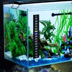 유쎌스토어 스티커형 어항 온도계 어항수온온도계 붙이는어항온도계