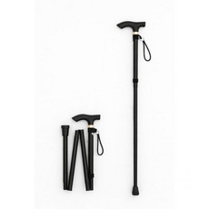 길이조절 지팡이 접이식 안전지팡이 어르신 부모님 보행보조, 브론즈36657