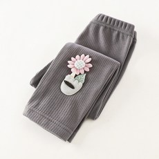 【Arbea】兒童緊身褲秋季新款女童德絨薄款寶寶外穿蕾絲長褲女孩褲子【C1006】